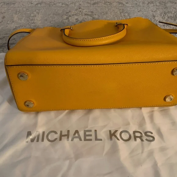 Michael Kors Mustard Yellow Satchel - Picture 2 of 4